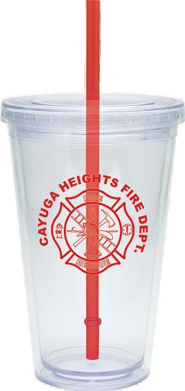 20 oz. Large Classic Carnival Cup w/ Red Straw