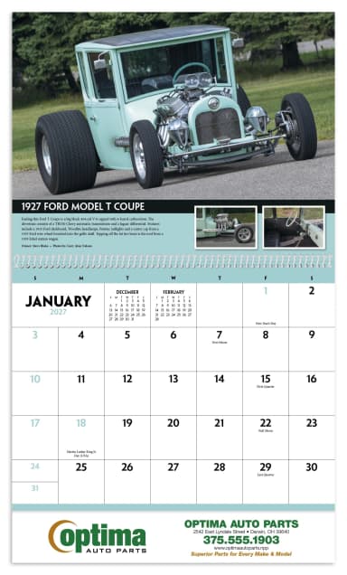 Street Rods Calendar  Hal's Auto Parts