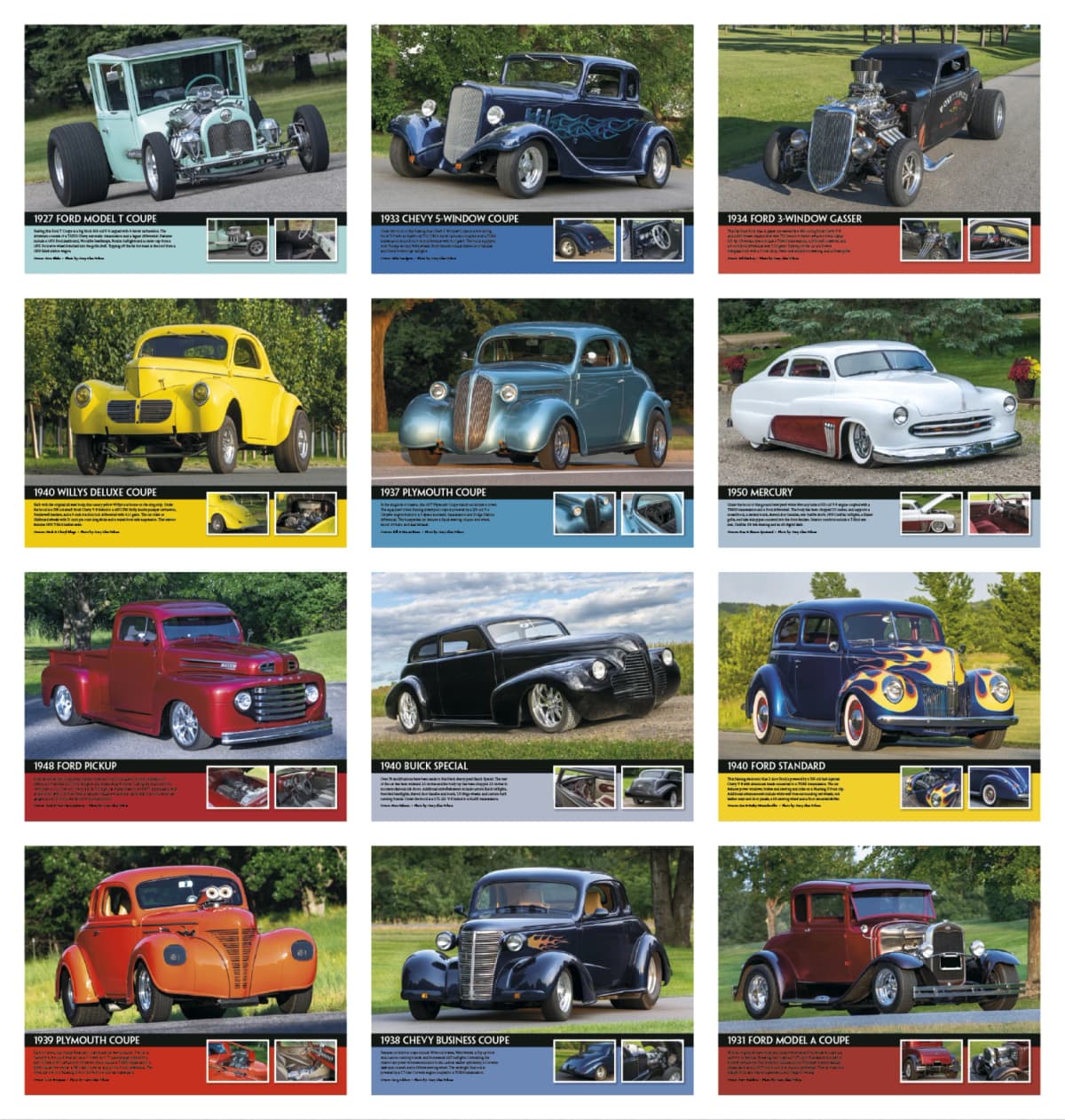 Street Rods Calendar  Hal's Auto Parts