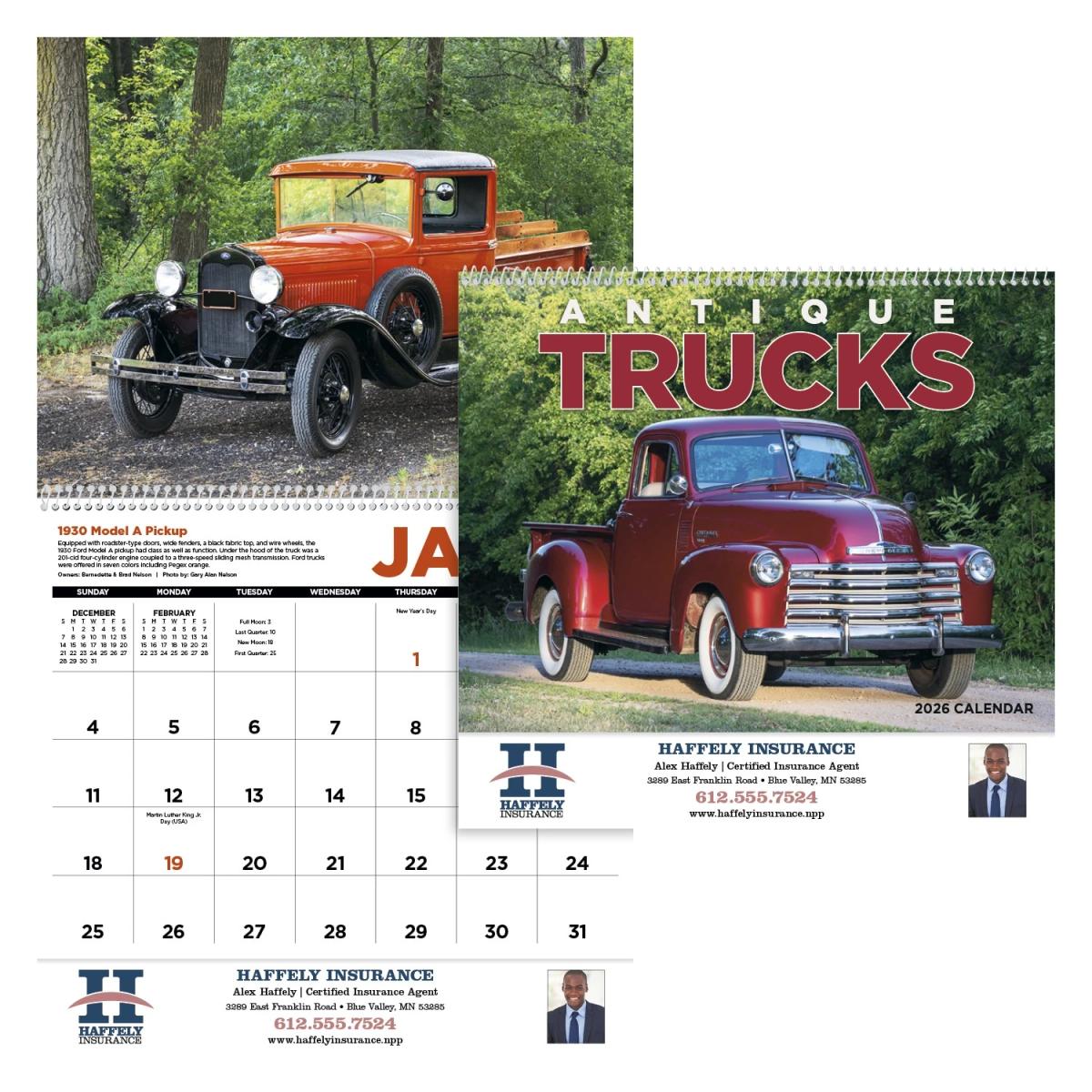 Antique Trucks Calendar