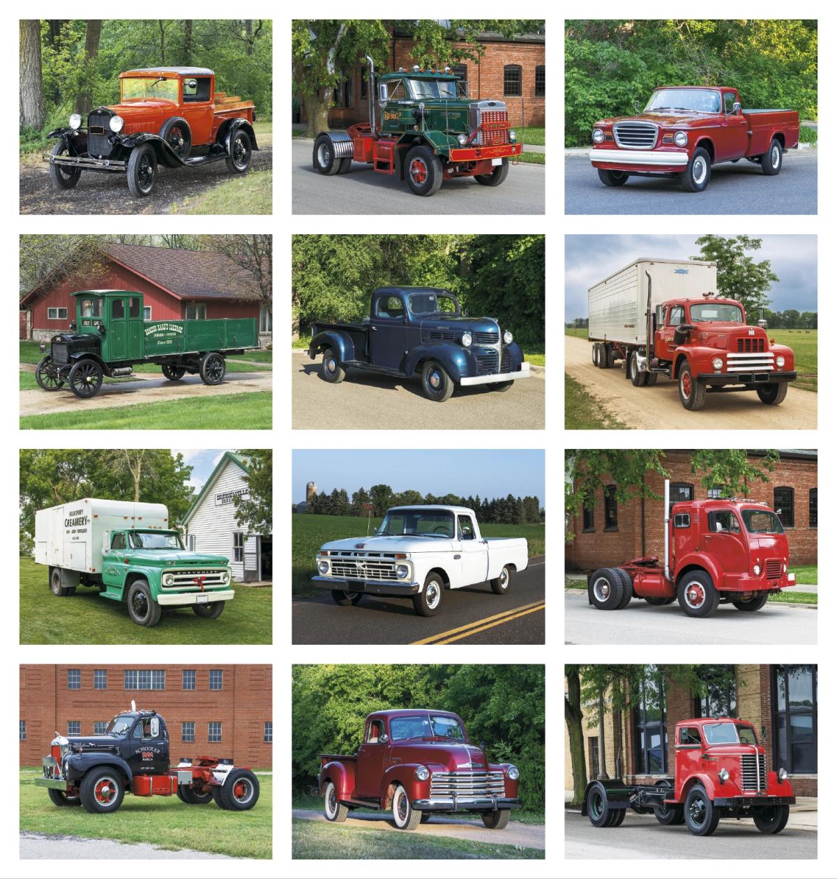 Antique Trucks Calendar