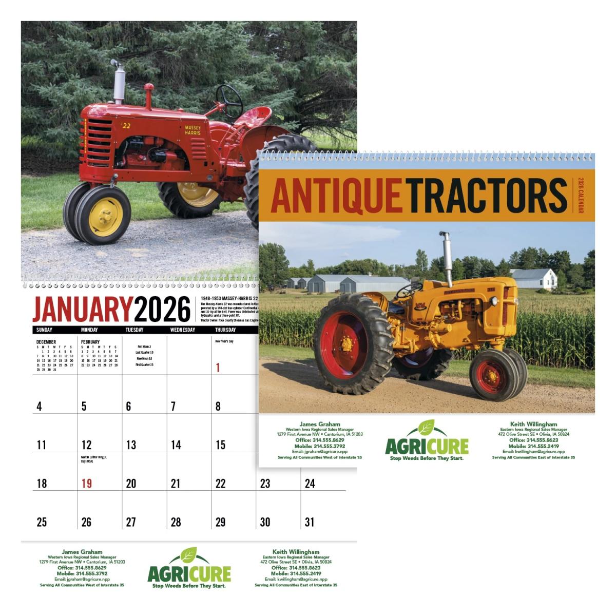 Antique Tractors Calendar