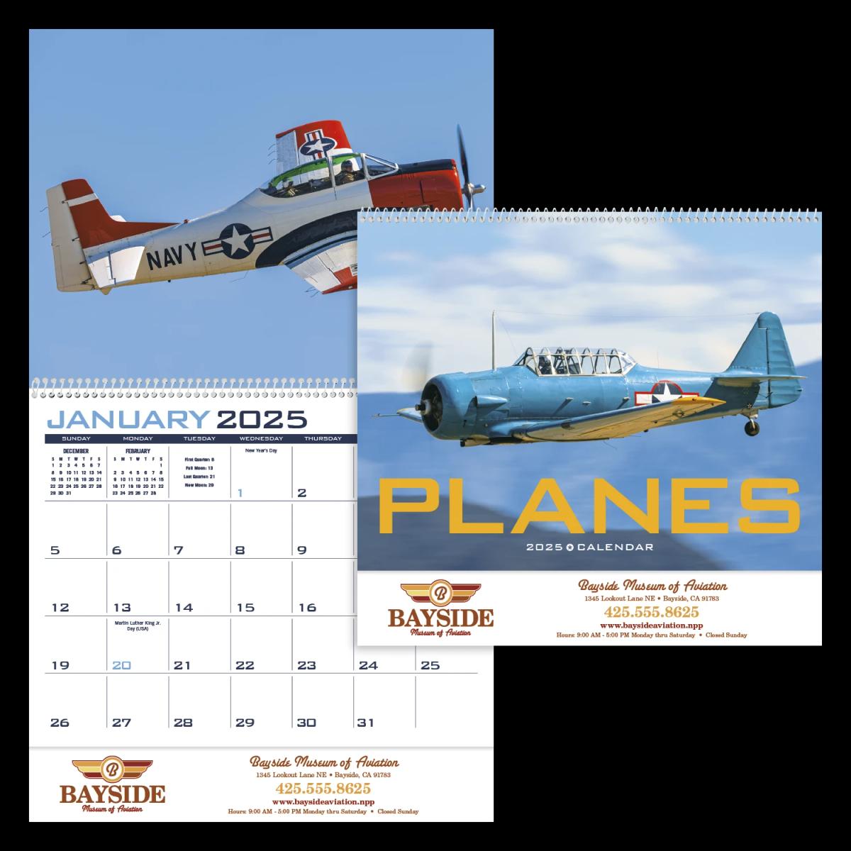 Planes Calendar