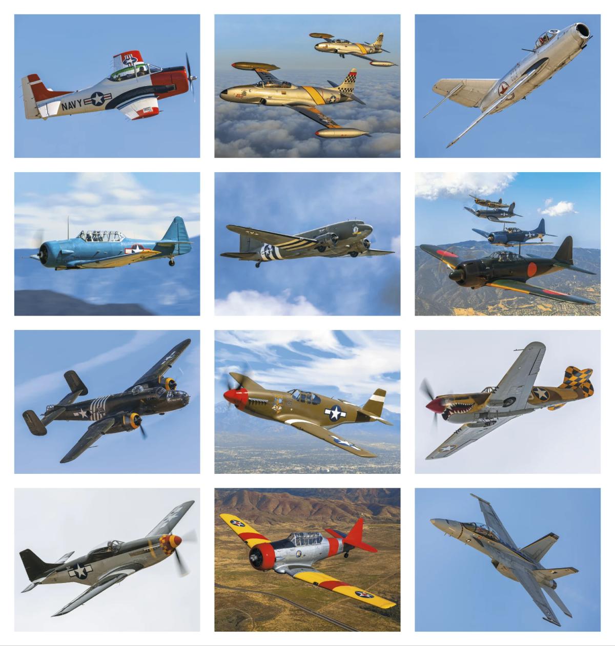 Planes Calendar