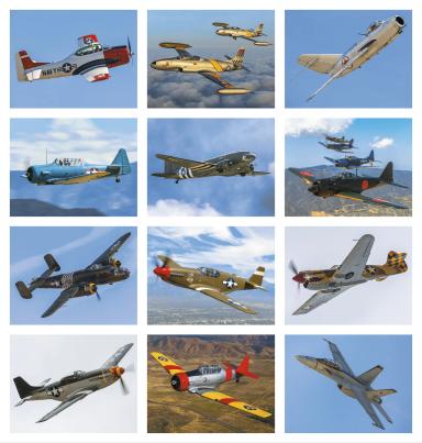 Planes Calendar