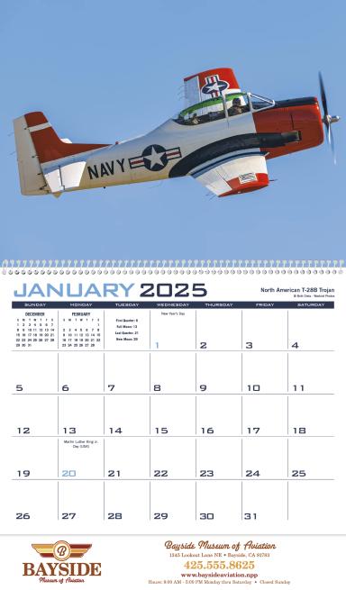 Planes Calendar