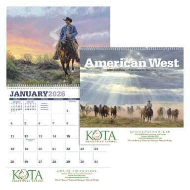 American West by Tim Cox  Calendar