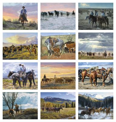 American West by Tim Cox  Calendar