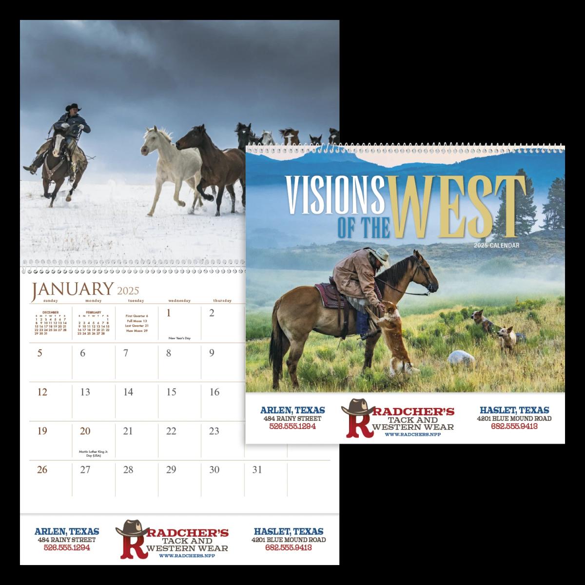 Visions of the West 16 Month Calendar