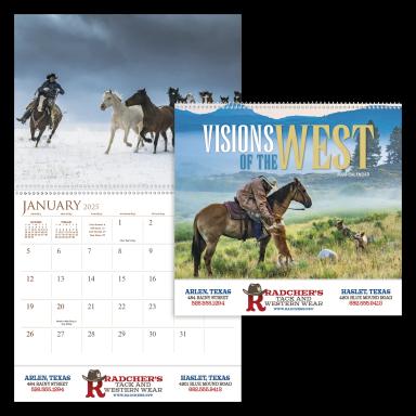 Visions of the West 16 Month Calendar