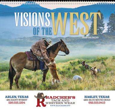 Visions of the West 16 Month Calendar