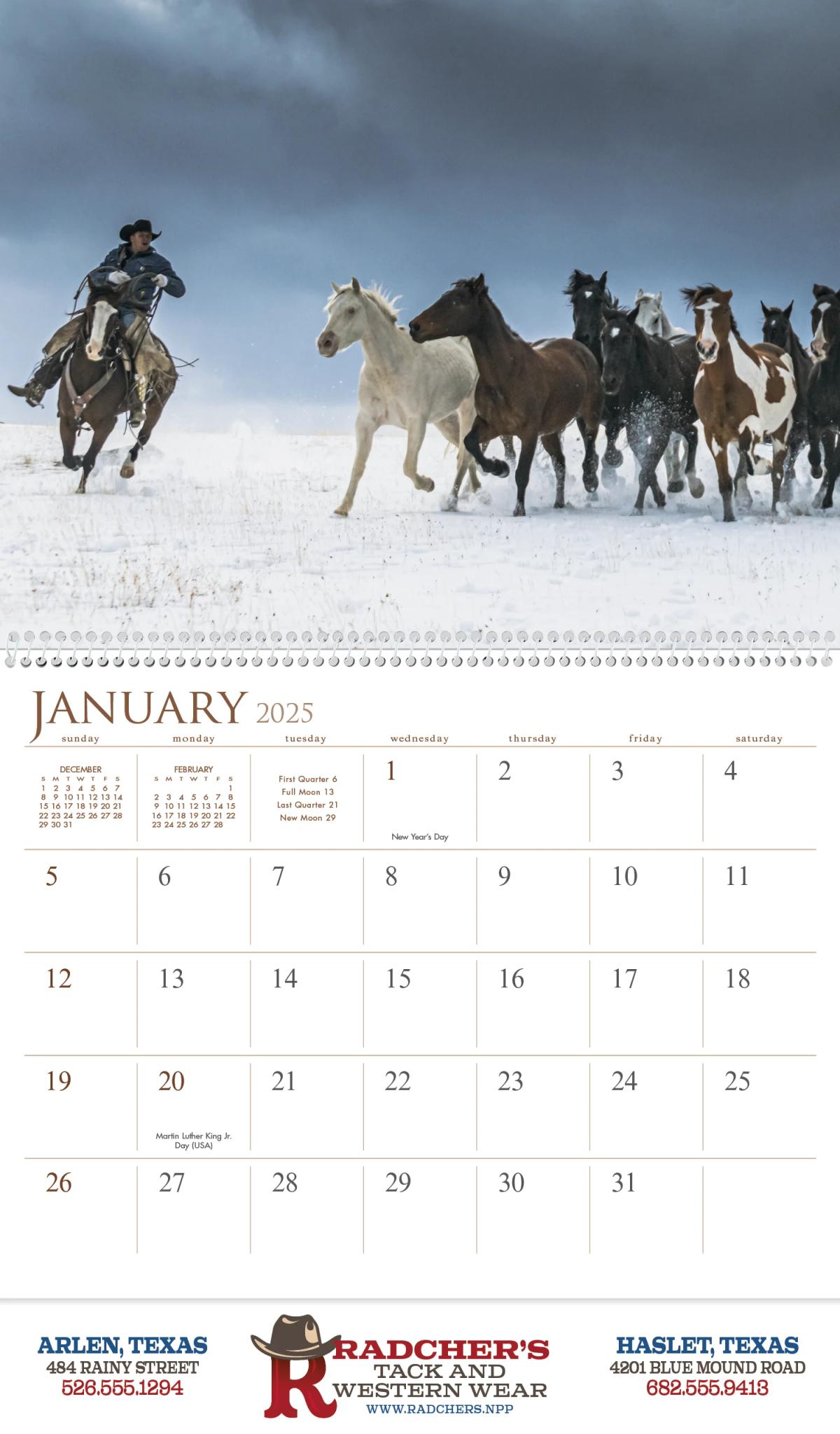 Visions of the West 16 Month Calendar