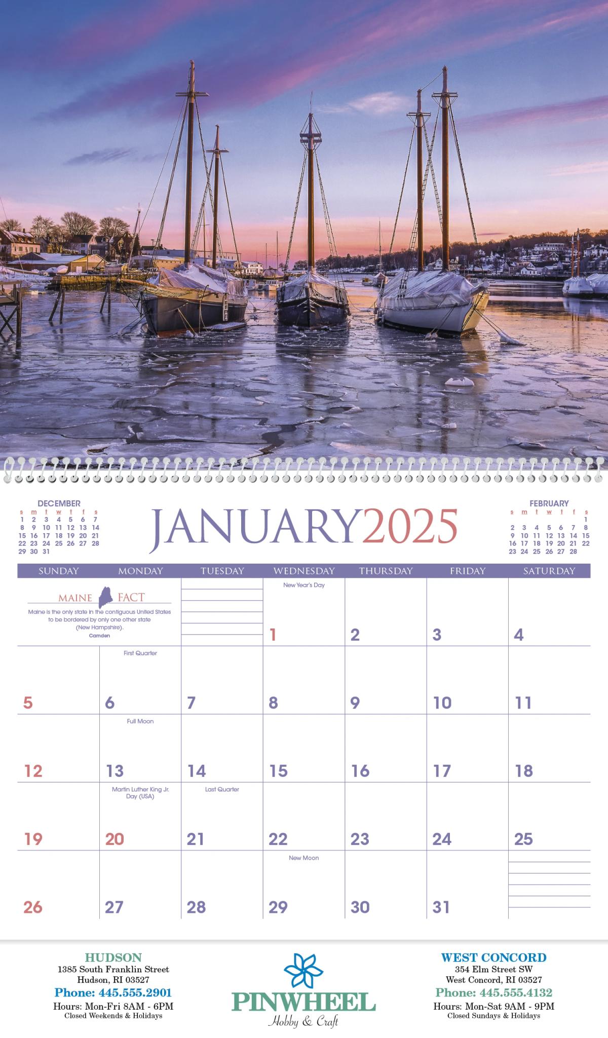 New England Calendar
