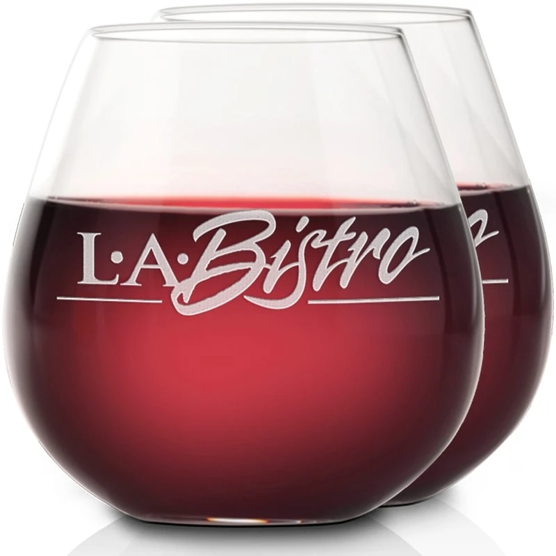 Riedel O Series -Pinot Noir Set of 2 - Deep Etched