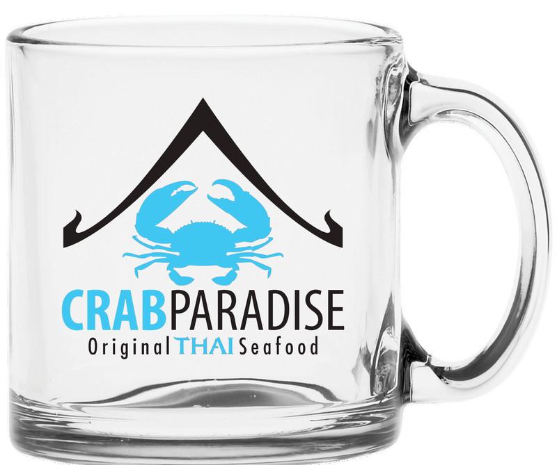 13 oz. Clear Glass Coffee Mug