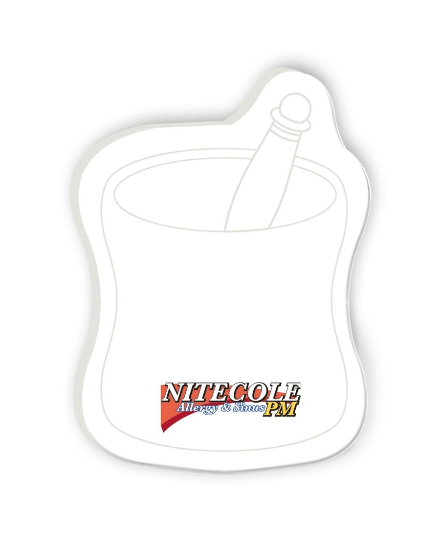 BIC 4"x3" Adhesive Die Cut 25 Sheet Notepad