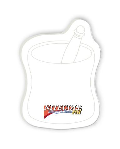 BIC 4"x3" Adhesive Die Cut 25 Sheet Notepad