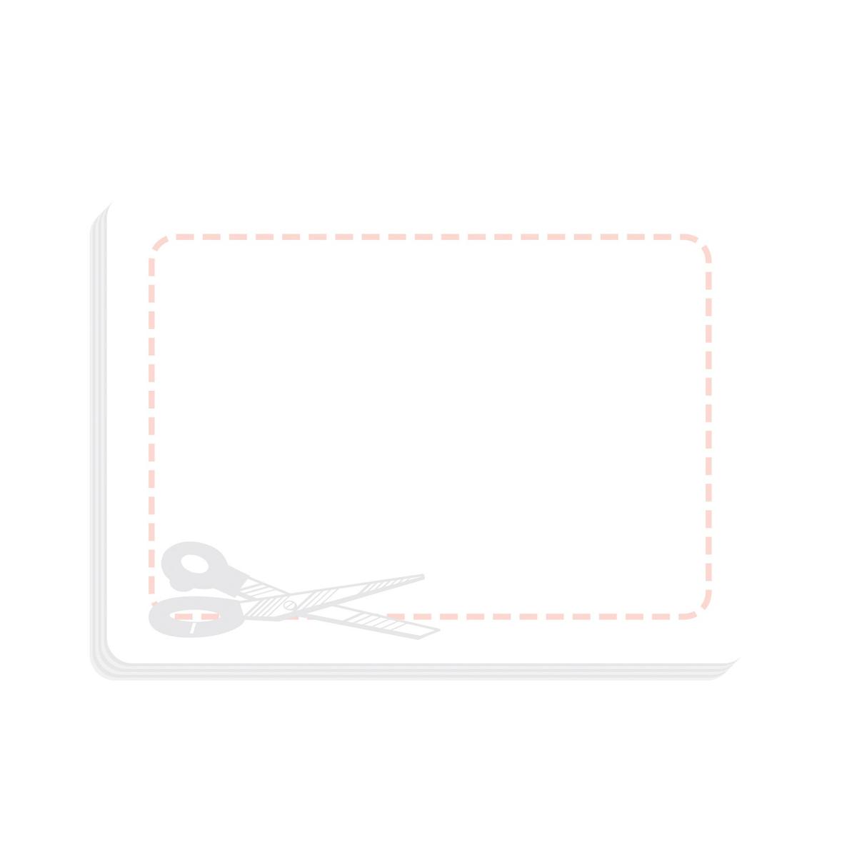 BIC 4"x3" Adhesive Die Cut 25 Sheet Notepad