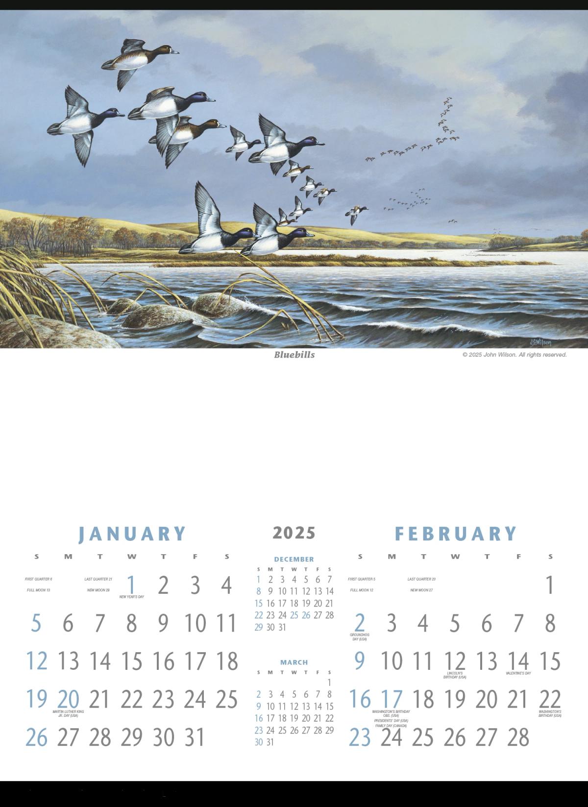 North American Waterfowl Calendar