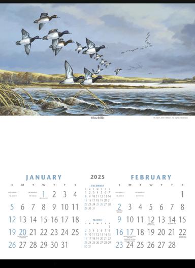 North American Waterfowl Calendar
