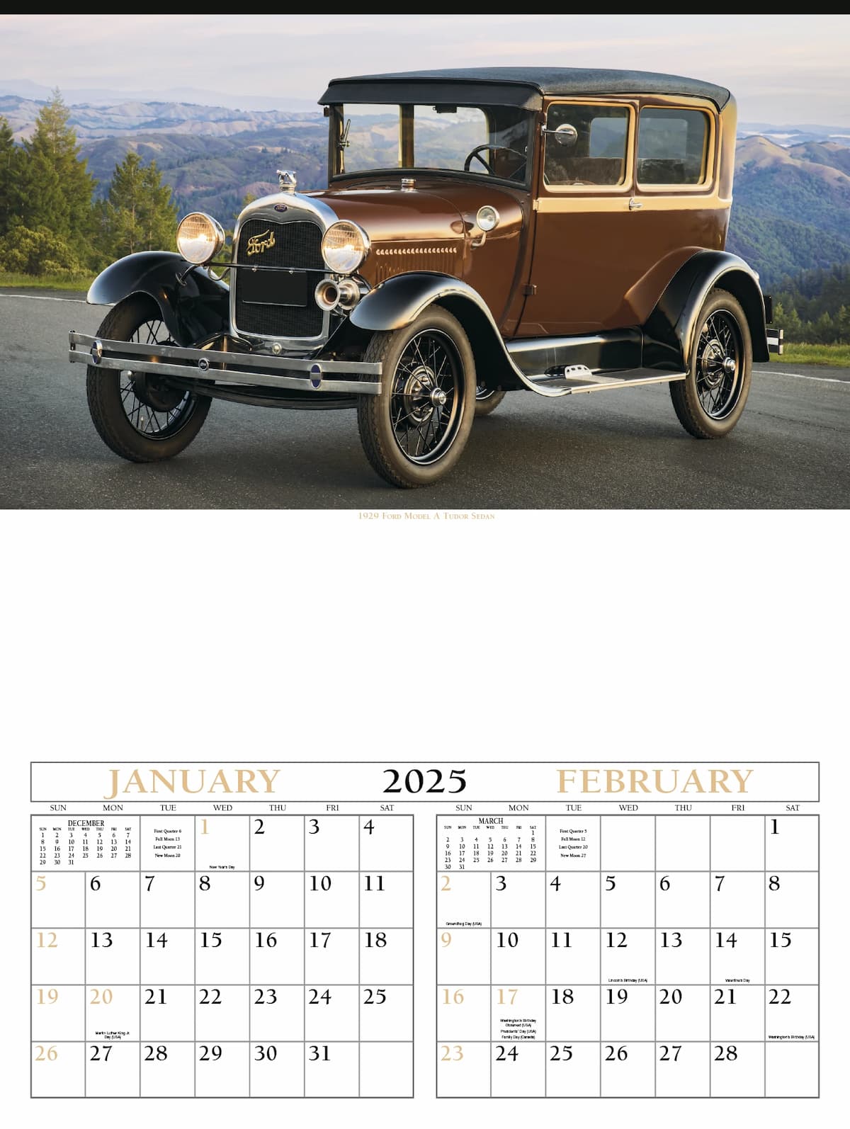 Antique Cars Calendar