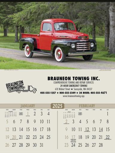 Antique Trucks Calendar