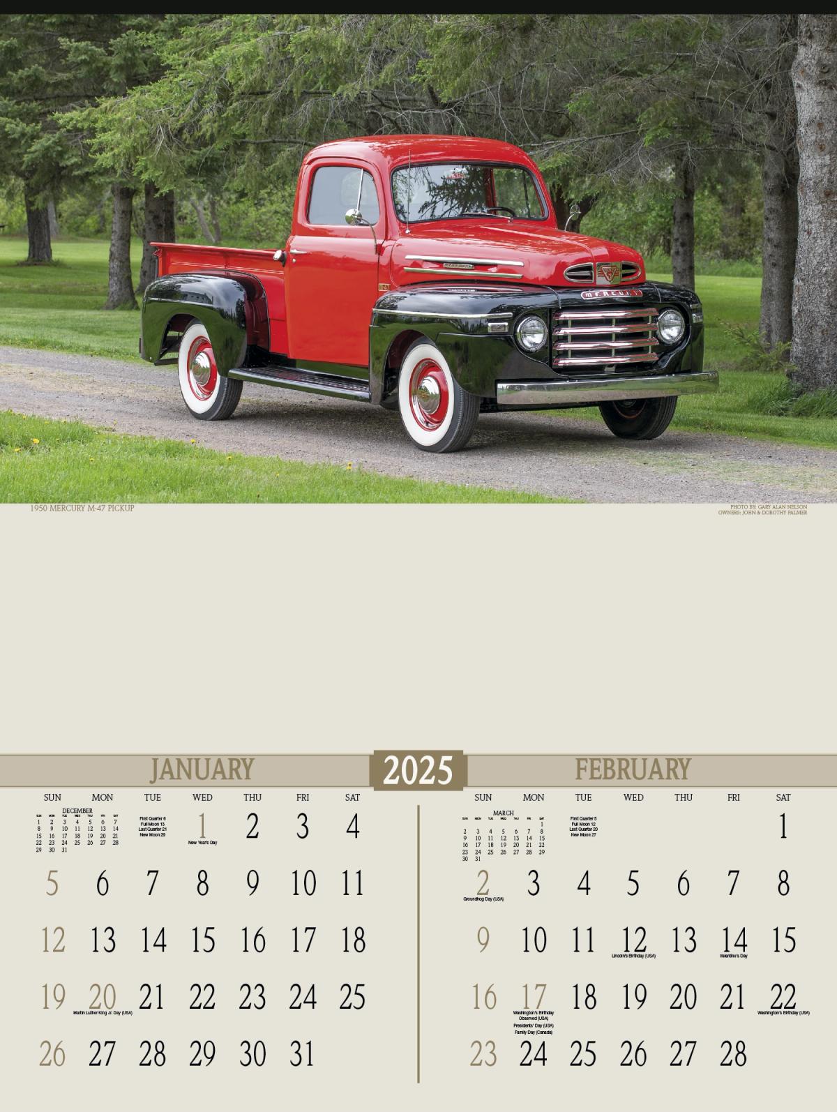 Antique Trucks Calendar