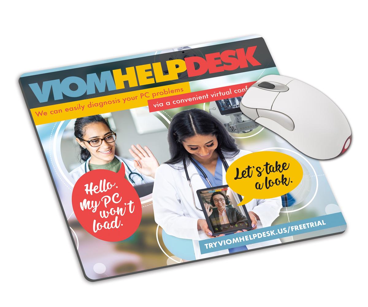 Rectangle Fabric Surface Mouse Pad (7-1/2"x8-1/2"x1/4")