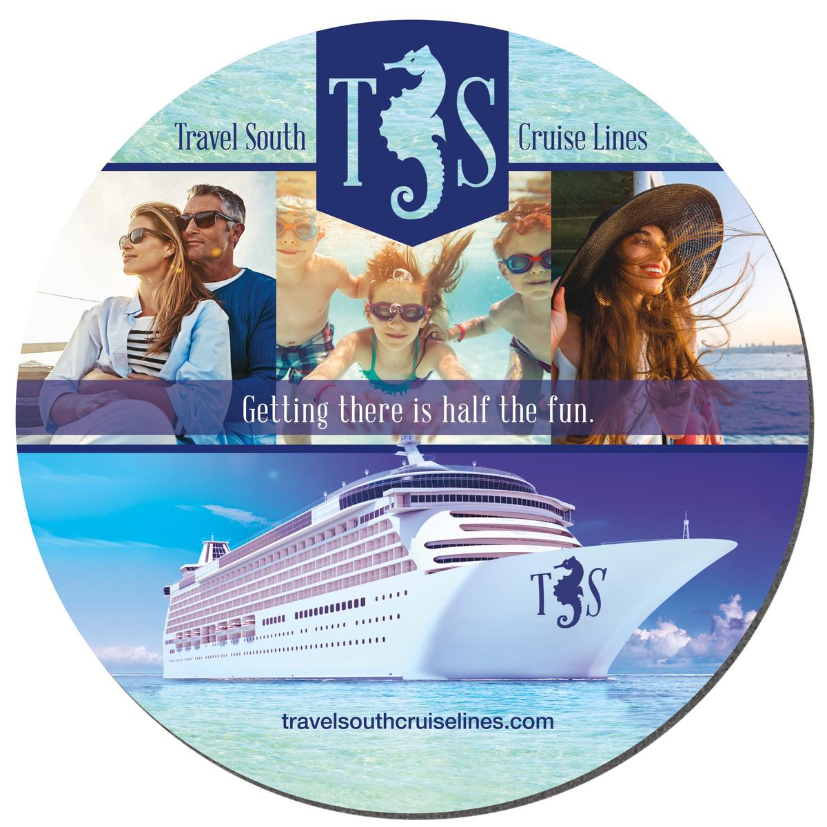 Round Fabric Surface Mouse Pad (8"x1/8")
