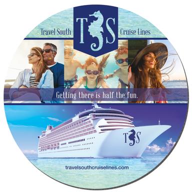 Round Fabric Surface Mouse Pad (8"x1/8")