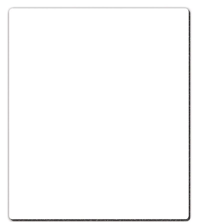 Rectangle Firm Surface Mouse Pad (8"x9-1/2"x1/8")