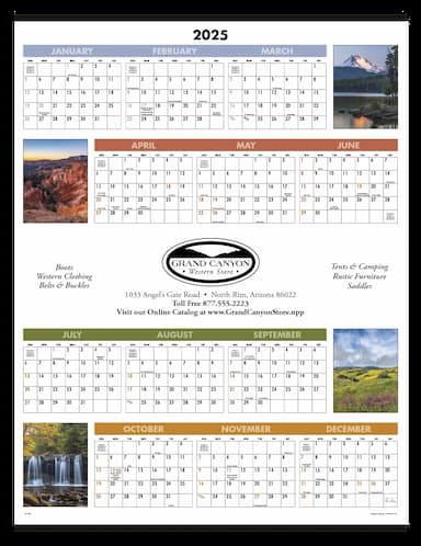Scenic Span-A-Year Calendar