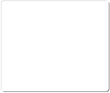 Rectangle Ultra Thin Firm Surface Mouse Pad (8"x9-1/2")