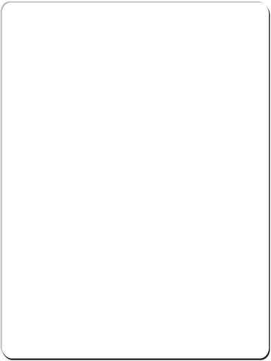Rectangle Ultra Thin Firm Surface Mouse Pad (6"x8")