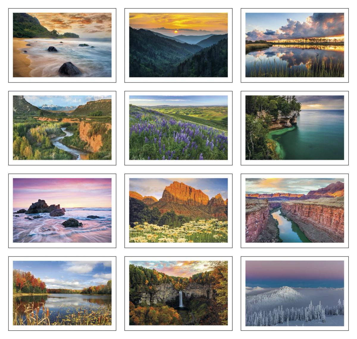 Beautiful America Pocket Calendar