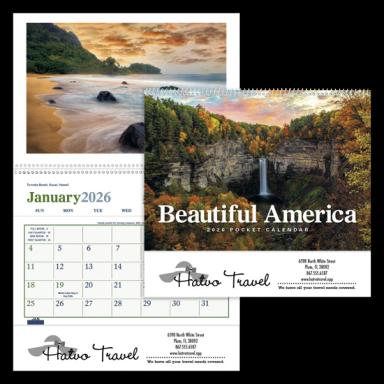Beautiful America Pocket Calendar
