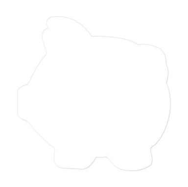 30 Mil Medium Stock Piggy Bank Magnet