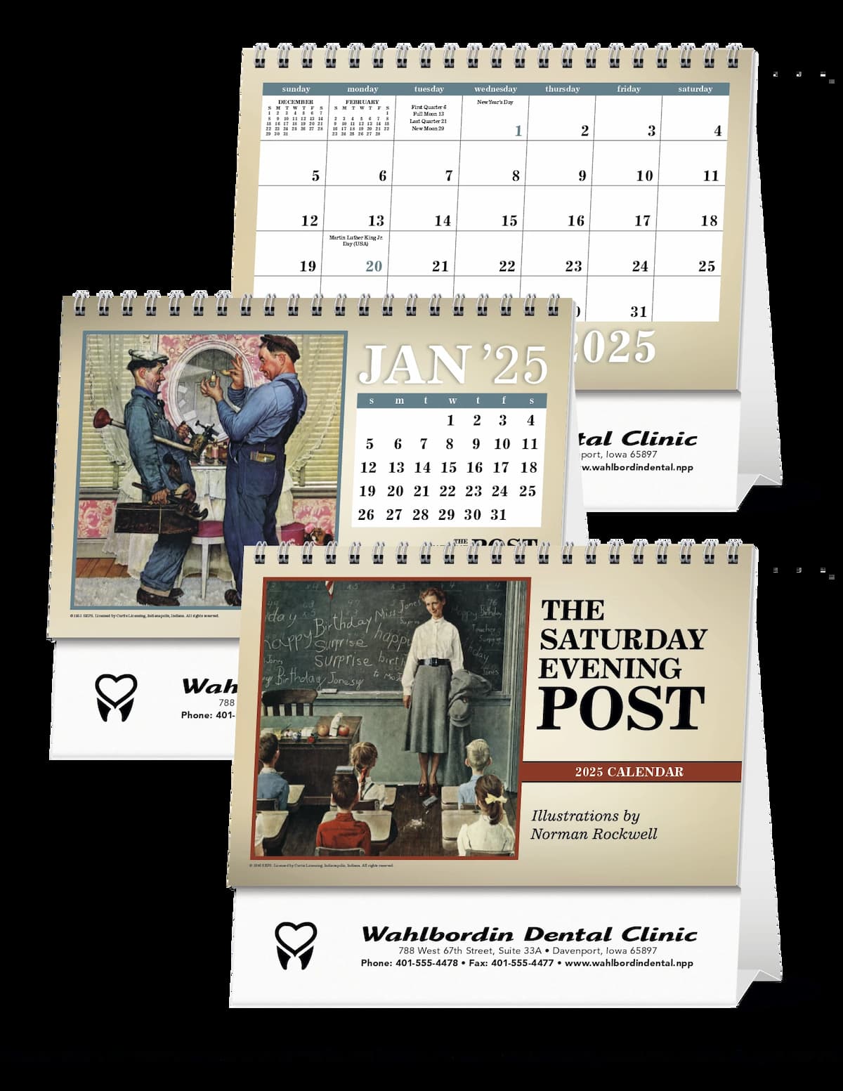The Saturday Evening Post Large Desk Calendar