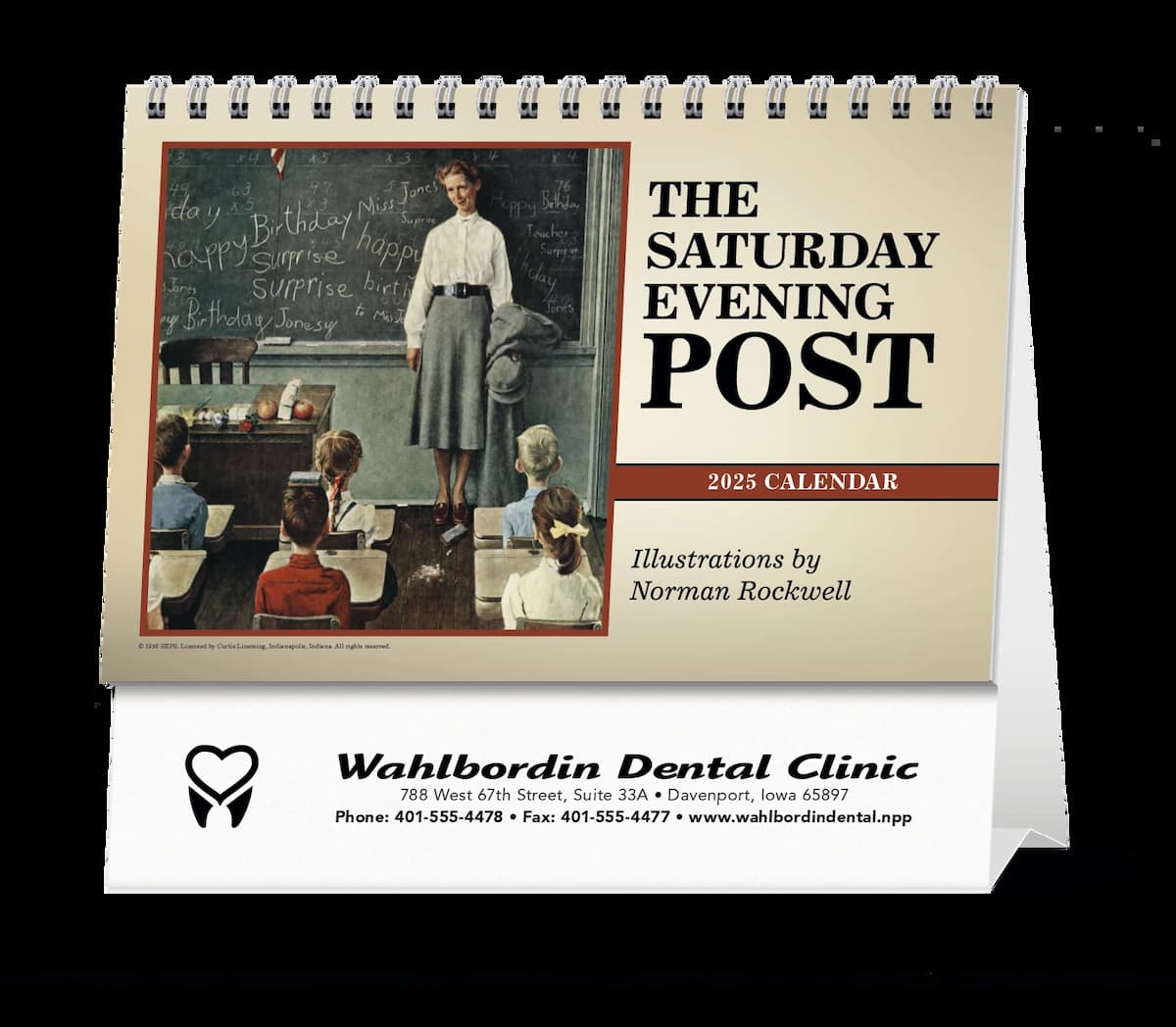 The Saturday Evening Post Large Desk Calendar