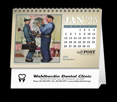 The Saturday Evening Post Large Desk Calendar