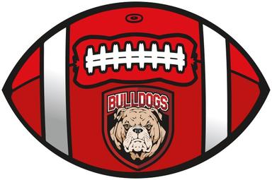30 Mil Medium Stock Football Magnet