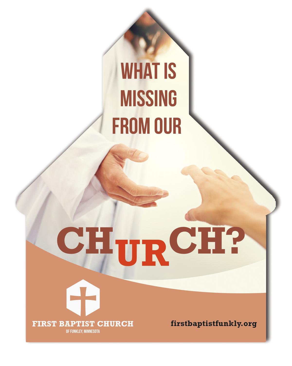 20 Mil Medium Stock Church Magnet