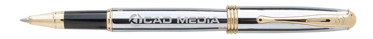 BIC Worthington Chrome Two-Piece Roller Ball Pen