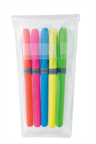 BIC Brite Liner Grip Highlighter 5 Pack