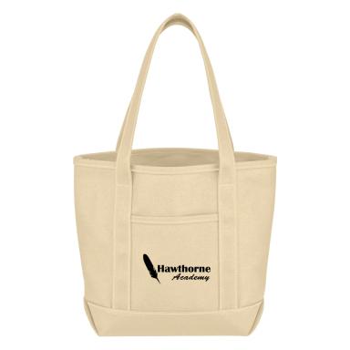 SMALL COTTON CANVAS YACHT TOTE BAG