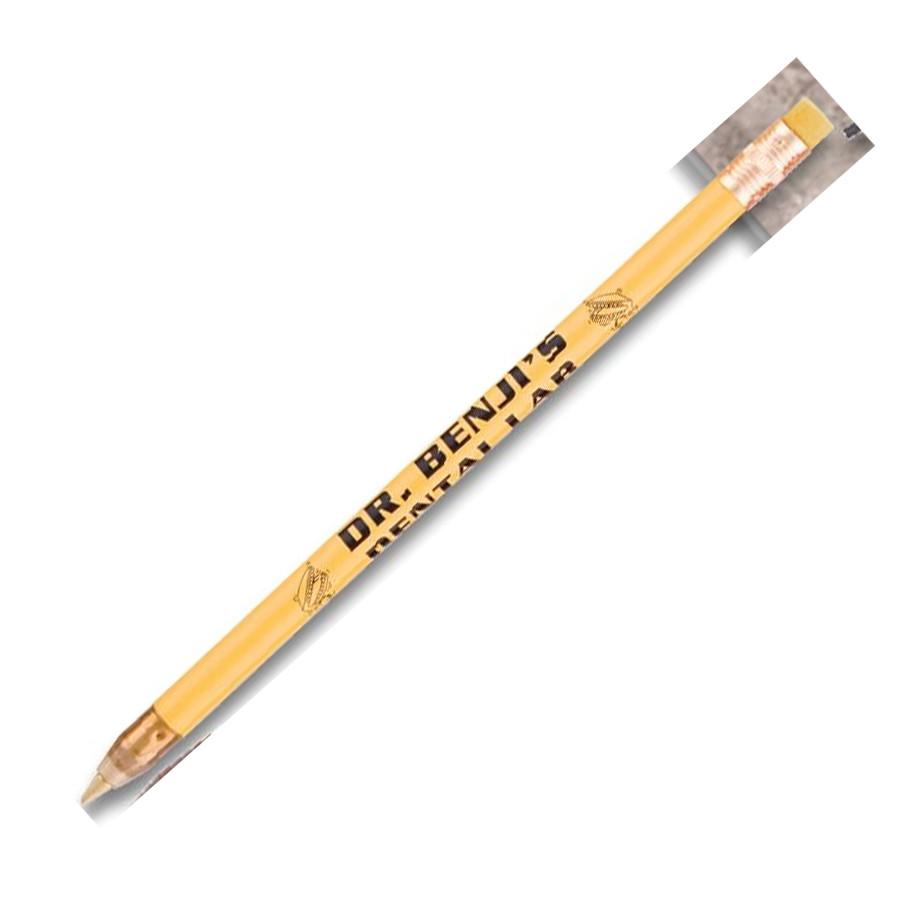 Inkling Hi-Gloss Yellow Pen That Looks Like A Pencil