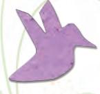 Hummingbird Plant a Shape Bookmark