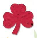 Clover Plant-A-Shape Bookmark