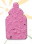 Baby Bottle Plant a Shape Bookmark