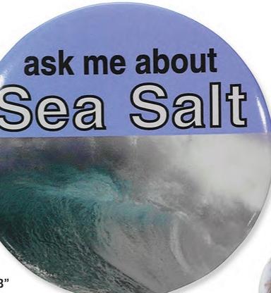 Round Laminated Cello Button (3")